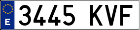 Truck License Plate